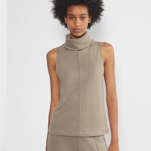 Aritzia Taupe Equilibrium Top